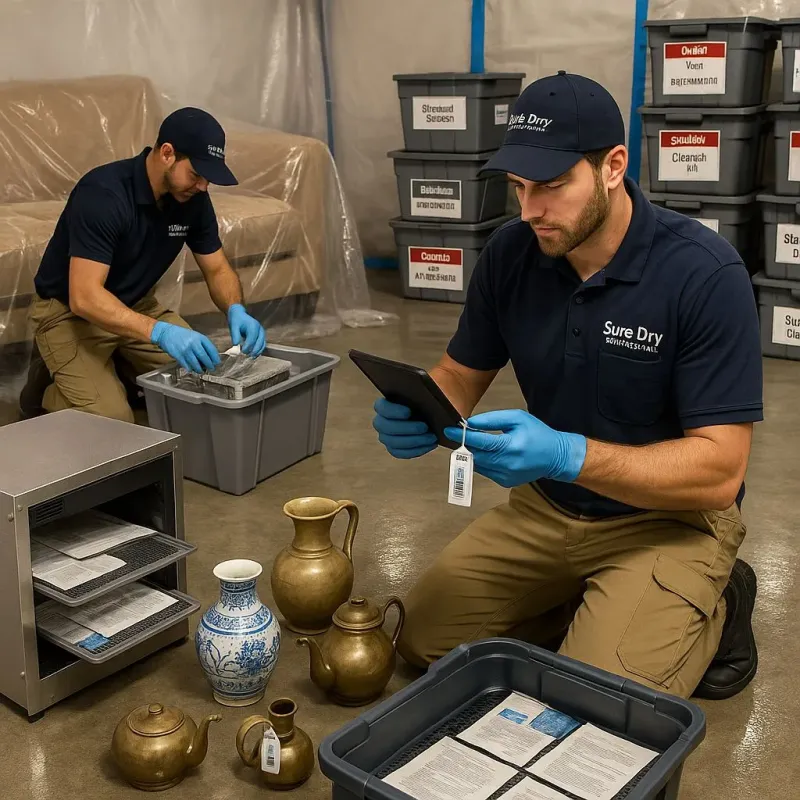 Content Protection and Restoration process in Abbeville, LA